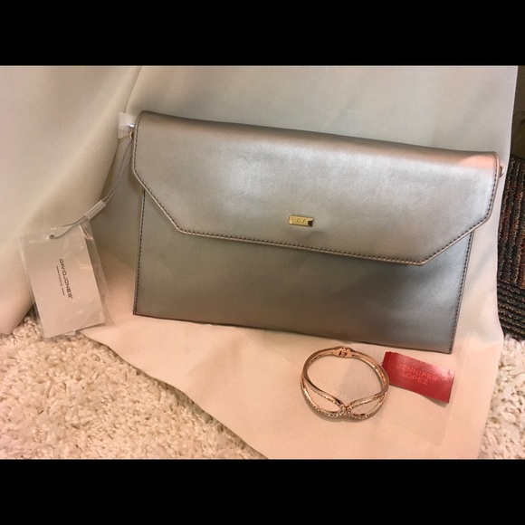 Black leather clutch - Picture 2 of 8